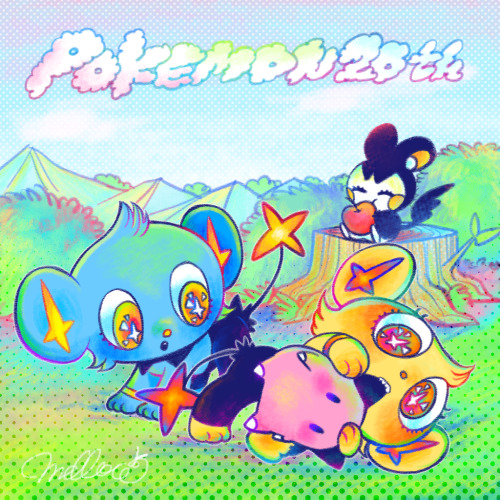 mellocoxxx: pokemon 20th anniversary !!