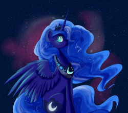 theponyartcollection:  Luna - by *omycuteness