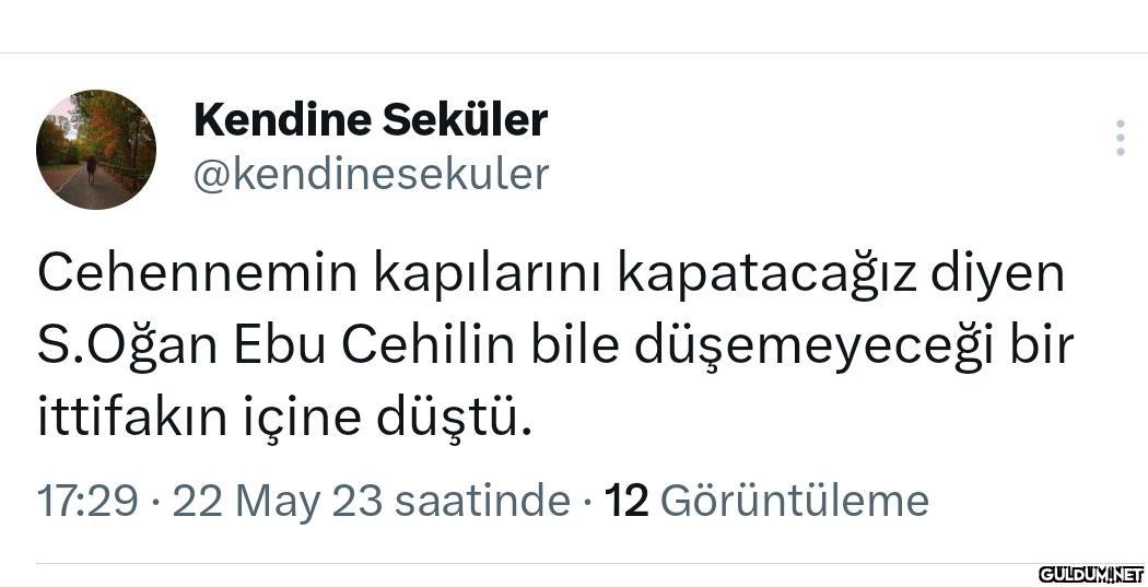 Kendine Seküler...