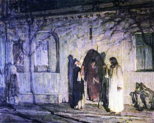 Christ with the Canaanite Woman and Her Daughter, 1909, Henry Ossawa Tannerhttps://www.wikiart.org/e