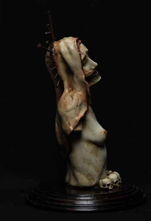 ex0skeletal-undead:Saint Urbana of the Flesh by Emil MelmothThis artist on Instagram