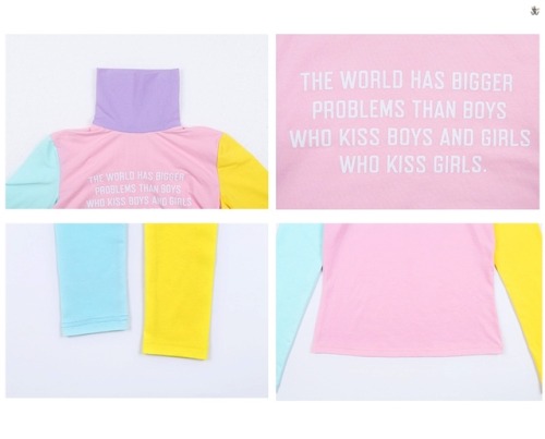 ★ World Has Bigger Problems Than Boys Who Kiss Boys Girls Shirt ★Visit: magicmoon.storenvy.com