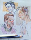 shkretart:I know that my sketches are of little interest to anyone, but I wanted to share. Young Price and Nik and others ideas…