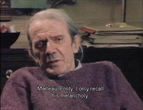 “I recall only his melancholy.”