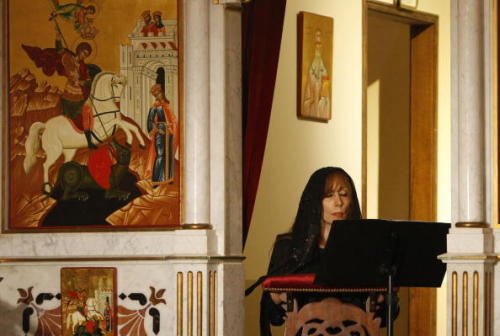 Fairuz sings Christian hymns during the Orthodox Good Friday...