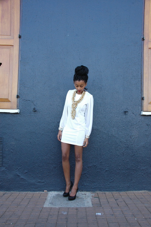 fckyeahprettyafricans:  South Africa blackfashion: Neema Nouse [21] Dressed by: Parooz Fashions