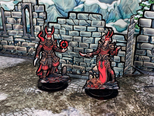 Added these Diabolist paper miniatures to the Printable Heroes website catalog which you can downloa