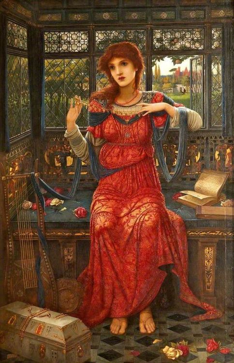 Oh, swallow, swallow by John Melhuish Strudwick (1849–1937). English PreRaphaelite painter,