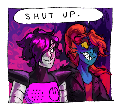 kuuhaiyu:undyne vs frisk the human child.png addendum: