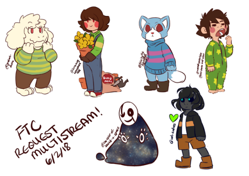 flavor-text-chara: Stream results!Thanks everyone for coming and thanks for all your requests! Sorry