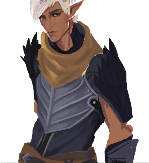 !! I can only share a small sketch of Fenris from last year, hope you like it! 