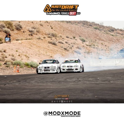 Knock-knock! #FrontEndFriday with @sirnick71 and @micah_diaz_ at @justdrift_official #topdriftproamr