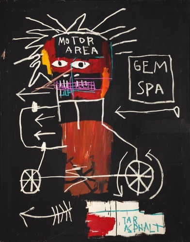 artist-basquiat: Untitled (Gem Spa), 1982, Jean-Michel Basquiat