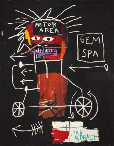 Untitled (Gem Spa), 1982, Jean-Michel Basquiat #jeanmichelbasquiat#basquiat#americanart#naïveart