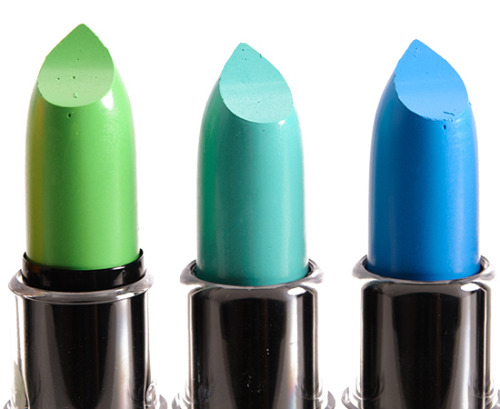 temptalia:Just posted! NYX Key Lime, Pistachio, Blue Velvet Lipsticks Reviews, Photos, Swatches http