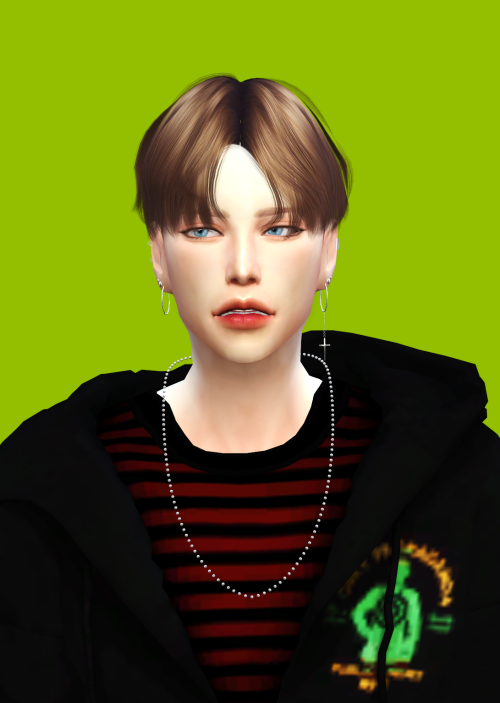 Male Necklace 7 &amp; 8, Earring 2◆new mesh◆all lod ◆HQ or NonHQ ◆do not re-upload  재배포하지