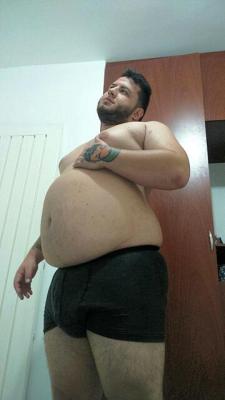 twocubs1994:  #boxers #bearcub #bigbelly #cubcolombiano a big sexy belly in my beautiful husbear