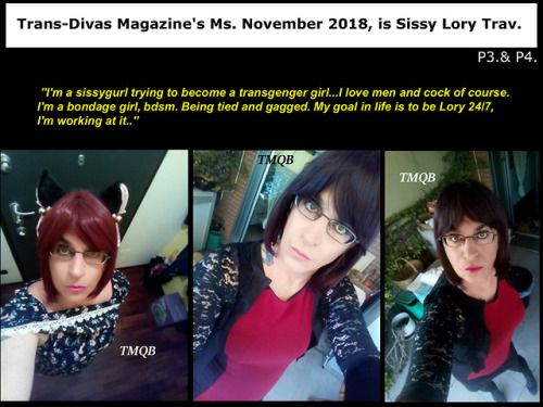 Trans-Divas Ms. November 2018, is Sissy Lory of Italy. She wants your votes this January 2nd to the 