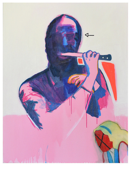 bilork:  fada azuk on Flickr. acrílica e óleo sobre tela 90 x 70 cm 2014 foto