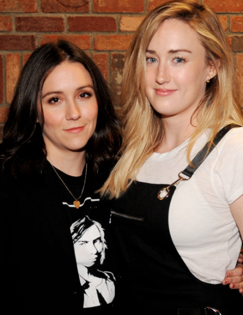 Ashley Johnson and Shannon Woodward photographed at E3 2018