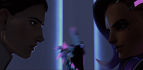 damnlettuce:  lenasoxtons:  Overwatch Animated Short | Infiltration  Boop!  