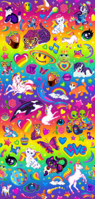 patternvomit:repeat lisa frank pattern i