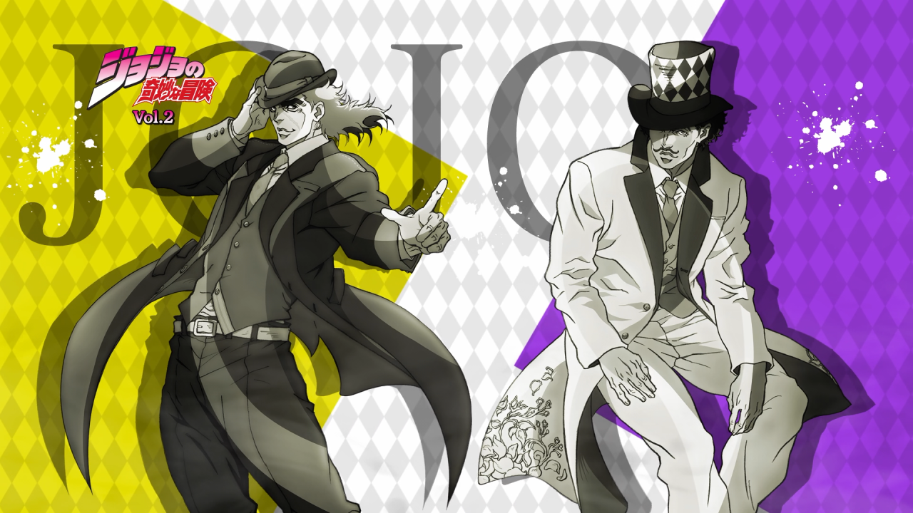 hairyboobz:  JoJo’s Bizarre Adventure - Blu-Ray Menus.