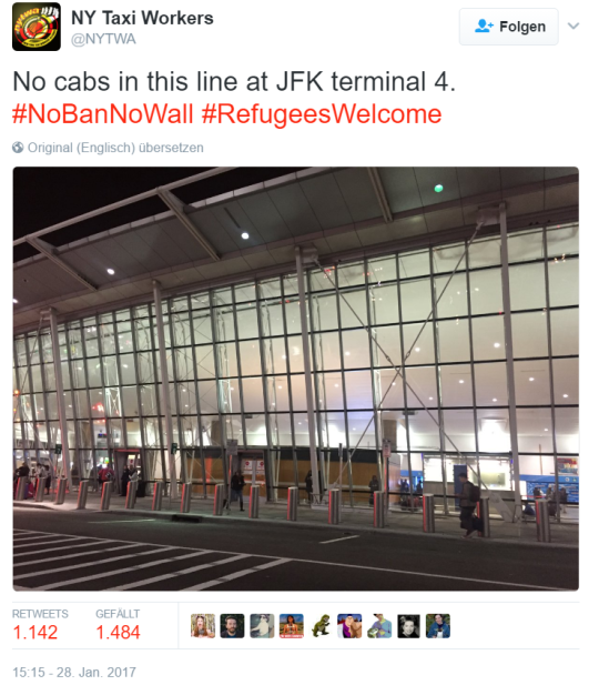 drakeisbad:  zvaigzdelasas:  zvaigzdelasas:  The New York Taxi Workers Alliance just tweeted these as an act of solidarity with the protests going on at JFK airport. Throw Sand In All The Gears. #RefugeesWelcome  More Context:  this is so cool  