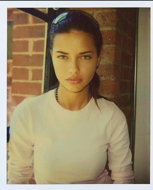 theyloveadrianalima:Polaroid photo of teenage Adriana Lima, circa late 1990s