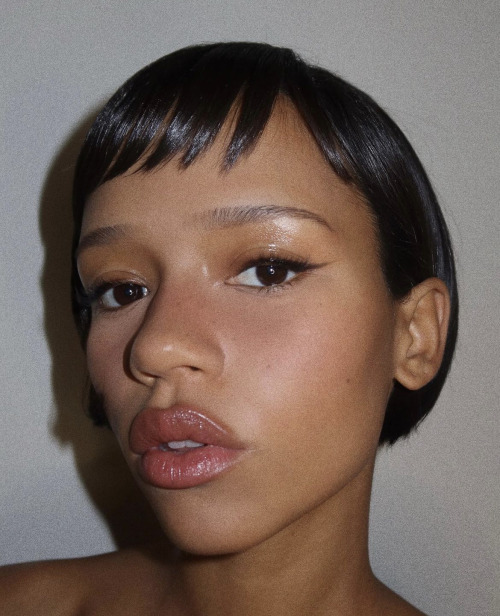 softestaura:Taylor Russell, Makeup by Bea Sweet