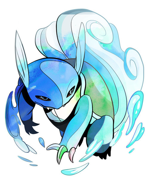 you-can-call-me-fox:  Just another dose of pokemon artwork, god some people are talented!!