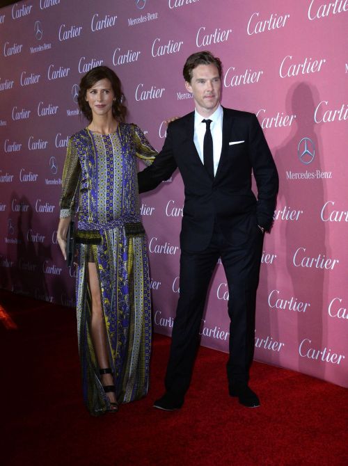 Sophie Hunter and Benedict Cumberbatch arrive at the 26th Annual Palm Springs International Film Fes