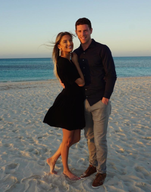 NHL Wives and Girlfriends — Danielle Hooper and Charlie Coyle [Source]