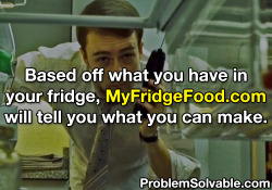 problemsolvable:  Hopefully you have more than a fridge full of condiments