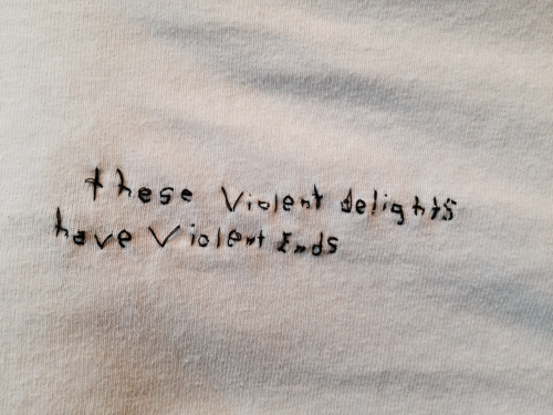 vipeur: club-ugly: you-lost-him-stupid: These violent delights have violent ends William Shakespeare