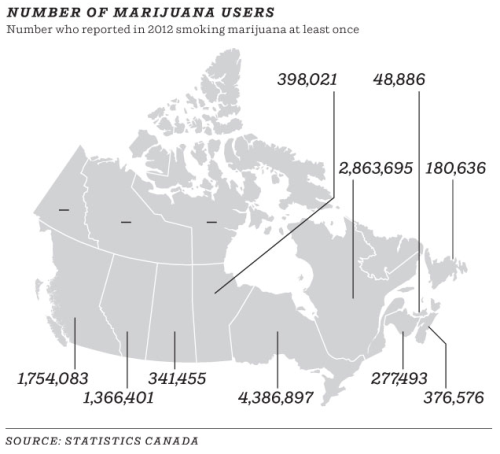 nationalpost: Atlas of Us: Canoe sex, marijuana use and other statistical maps of CanadaWhat do