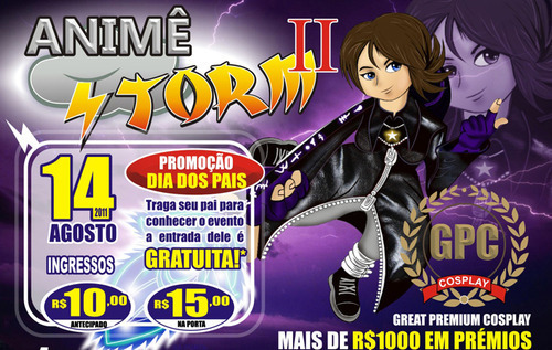 flyer anime party 2012, veja mais sobre anime, mangá e game…