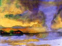 lonequixote:Flood ~ Emil Nolde