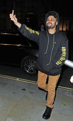 celebritiesofcolor:  The Weeknd out in London