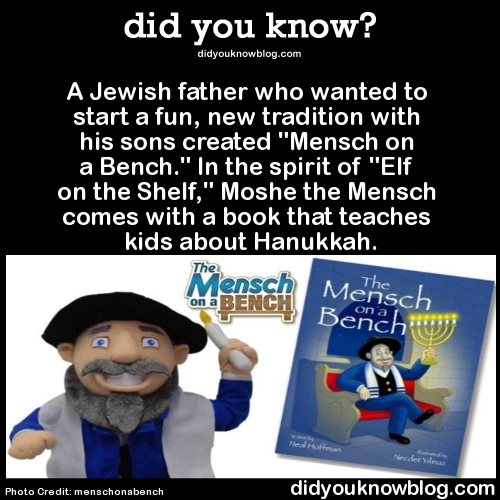 did-you-kno:  A Jewish father who wanted to start a fun, new tradition with his sons