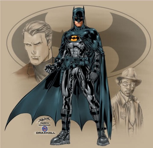 daily-superheroes:  I really wish the Ultimate Batman suit designed by Wizard Magazine will be used in the Man of Steel sequelhttp://daily-superheroes.tumblr.com/