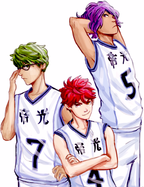 catingas: kiseki no sedai (smol) (except for murasakibara)