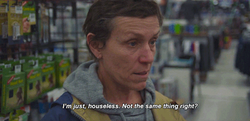 indepth-seriesfilms:“No, I’m not homeless… I’m just, houseless.”NOMADLAND (2020) dir. Chloé ZhaoFran