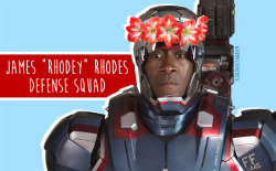 flowercrowndefensesquad:  JAMES “RHODEY”