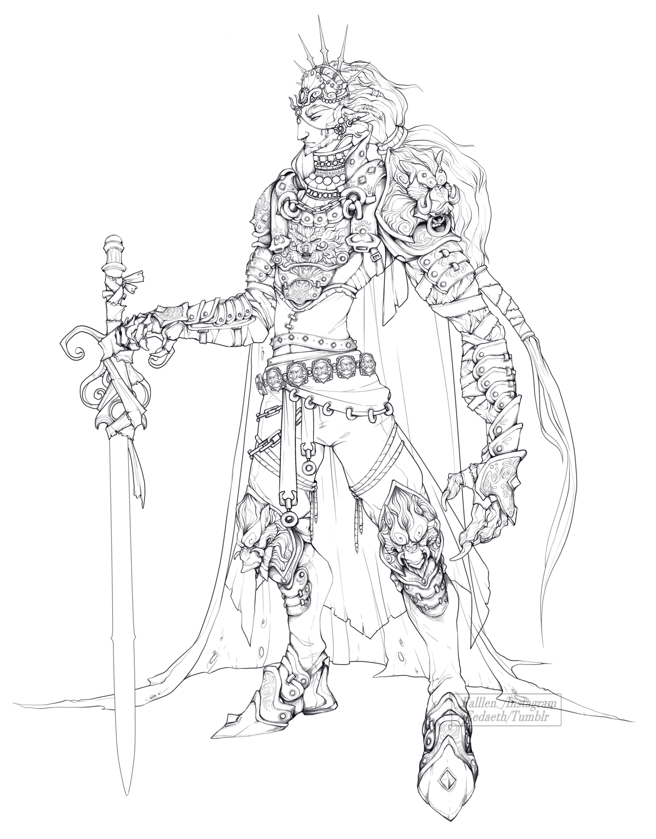 eedaeth: King Ganondorf Yo lads I’ve been dying to post this! Ganon/Ganondorf is