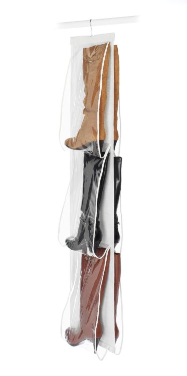 Hanging boot organizers! I had no idea these existed. You can...