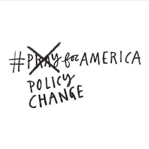 We can change. We do change. We will change. . . . #gunviolence #america