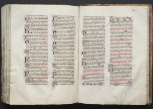 cma-medieval-art: The Gotha Missal: Fol. 142r, Text, Master of the Boqueteaux, c. 1375, Cleveland Mu