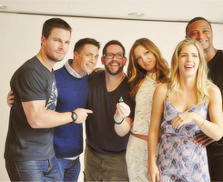 The cast of Arrow at SDCC 2013