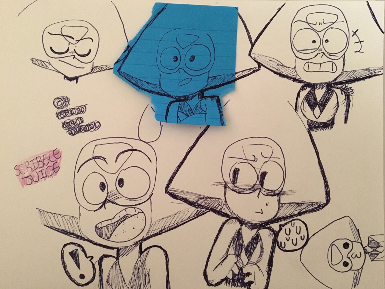 scribblejuice:  Some peri doodles 